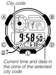 CASIO AE-1400WH-9AVCF 3458 Smartwatch - World Time