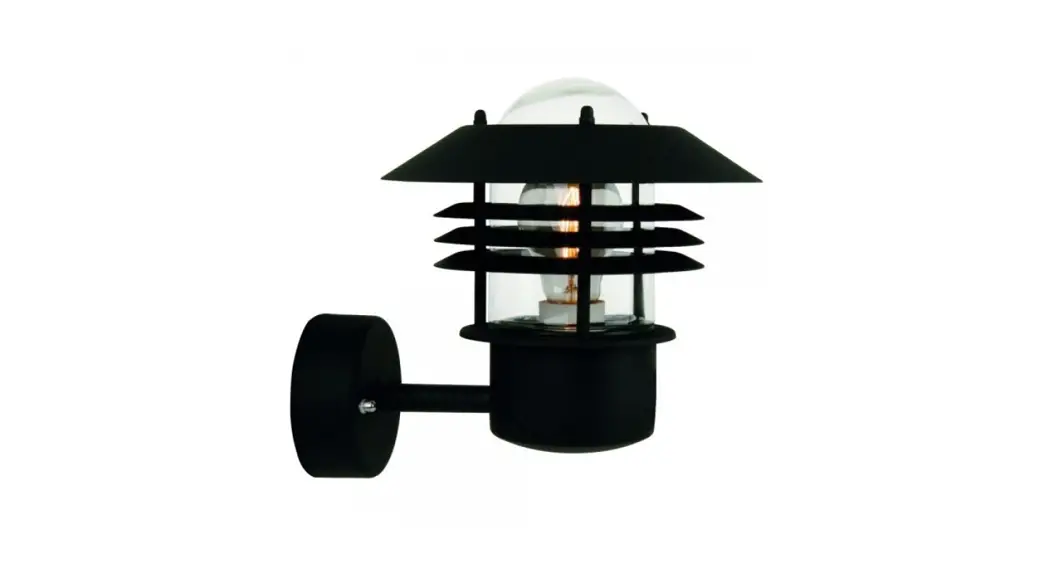 Nordlux 25091003 Vejers Ip54 Black Wall Light Instruction Manual
