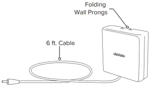 ubiolabs WCB284E Material 80G Woodfree Paper - Wall Adapter