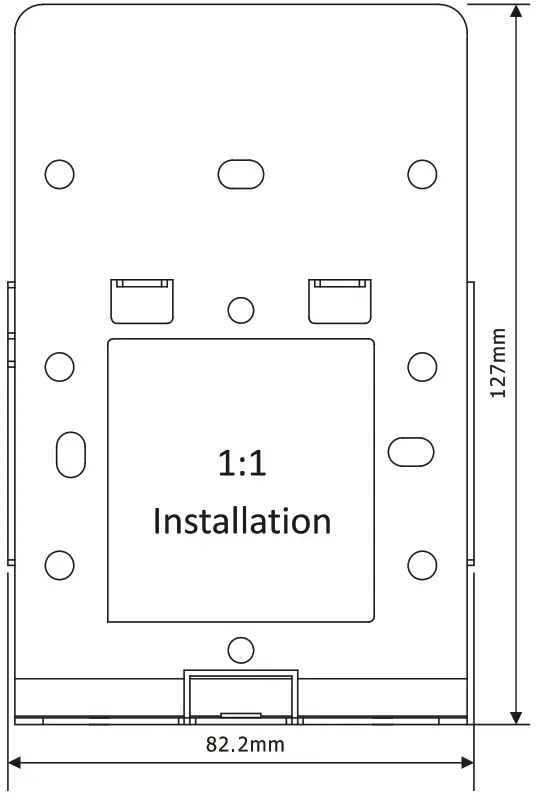 RBH ACCESS RBH BFR FACE Fingerprint Reader Series-wall