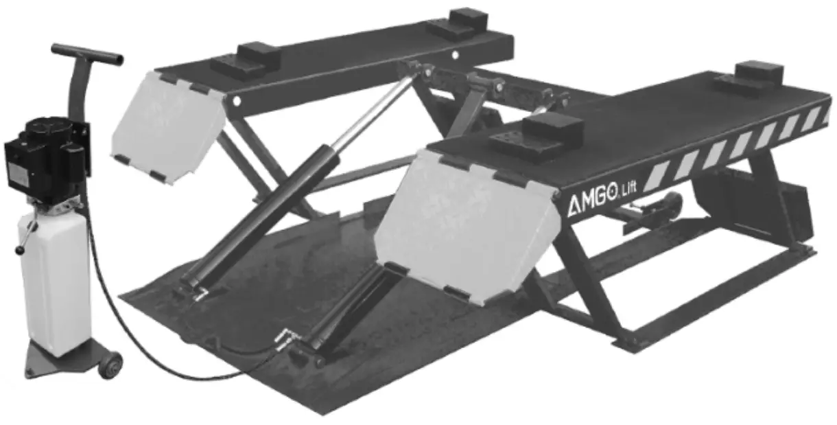 AMGO LR10 Portable Low-Rise Scissor Lift-