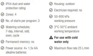 FIG 2 BX4 Tap Timer Features