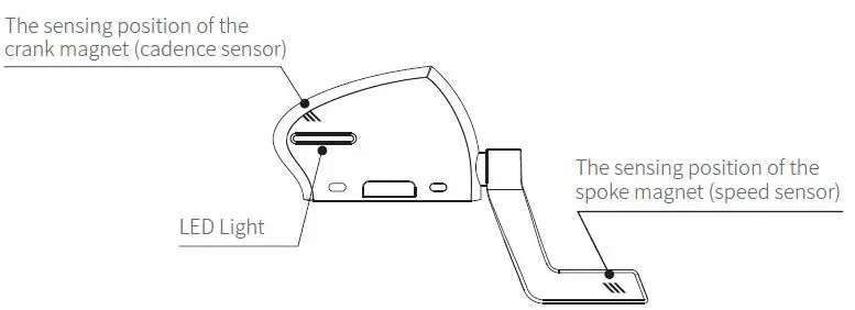 COOSPO BK805 Speed and Cadence Sensor FIG 5