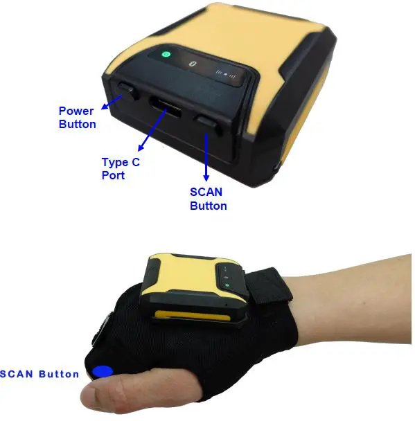 MARSON MR13 Wearable BT UHF Reader-1