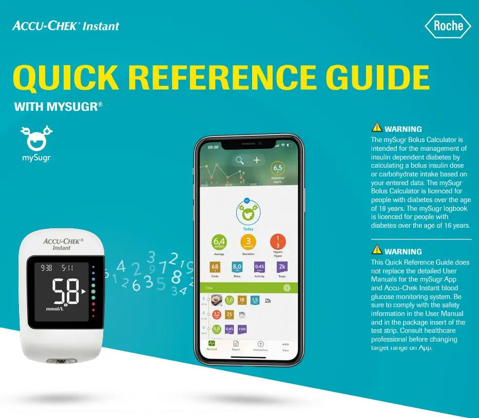 ACCU-CHEK Instant Meter and mySugr App User Guide
