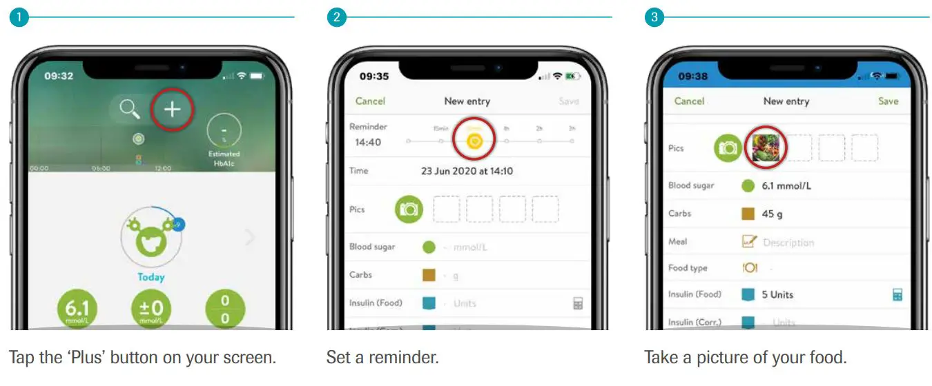 ACCU-CHEK Instant Meter and mySugr App User Guide - LOG AN ENTRY