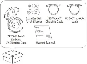 LG FN6 TONE Free Bluetooth Stereo Headset -TONE-FP9