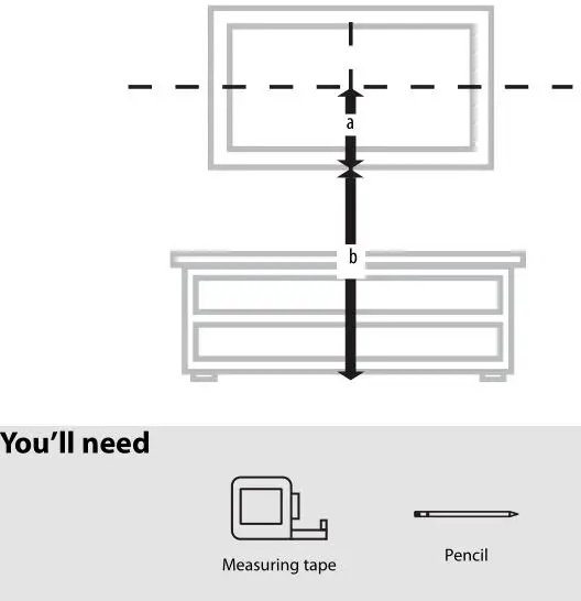 Insignia Fixed-Position Wall Mount for TVs [NS-HTVMFAB] - Determine wall-mount location