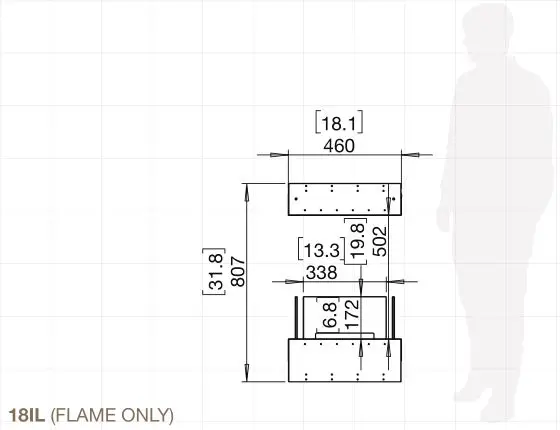 ecosmart Island Fireplace FLEX 18IL - FLEX18