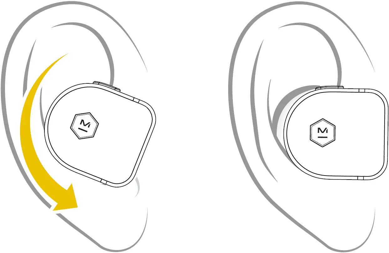 INSERTING YOUR EARPHONES