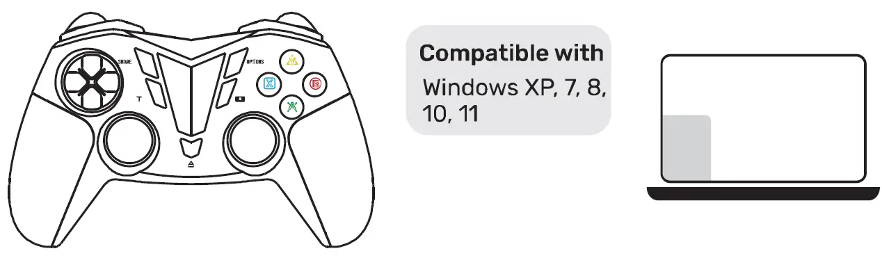 IFYOO-V911-ONE-PRO-WX 2.4GHz-Wireless-Gaming-Controller-fig-11