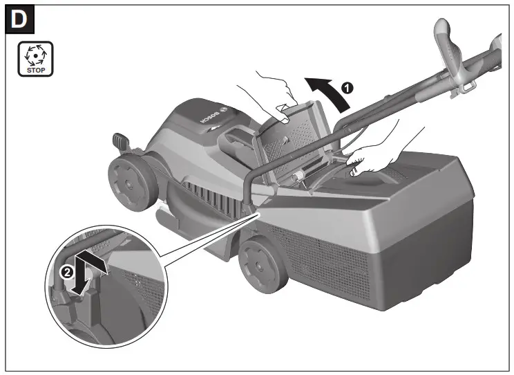 BOSCH 06008B9A01 Cordless Lawnmower CityMower- D
