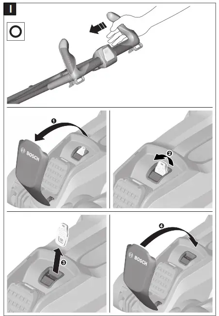 BOSCH 06008B9A01 Cordless Lawnmower CityMower- I