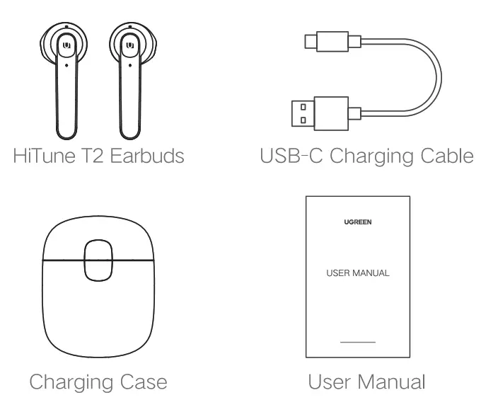UGREEN WS105 HiTune T2 True Wireless Earbuds - fig 6