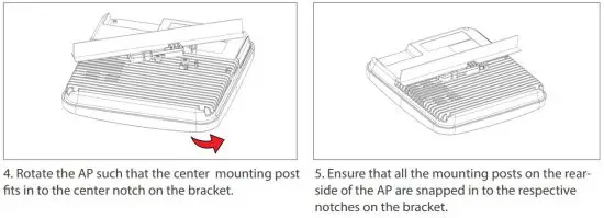 FIG 4 Ceiling Mounting the C-360