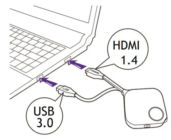 BenQ WDC30TH InstaShow X Button - LOGO