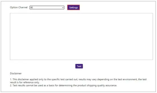 BenQ WDC30TH InstaShow X Button - Settings