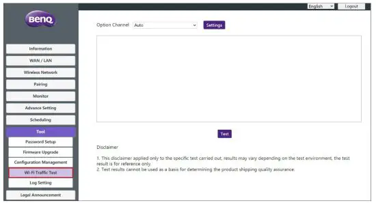BenQ WDC30TH InstaShow X Button - Test