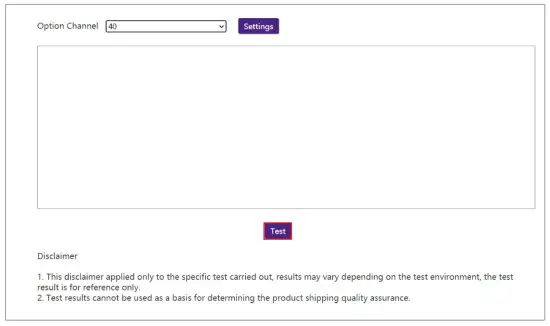 BenQ WDC30TH InstaShow X Button - Test button