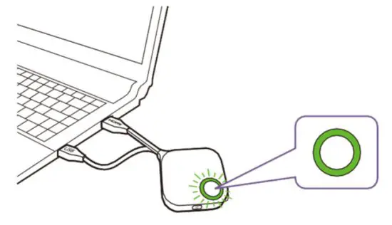 BenQ WDC30TH InstaShow X Button - blink