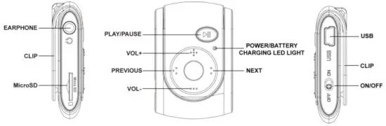 COMMAX IMP-101SI MP3 Player with Micro SD Card Slot - PLAYER