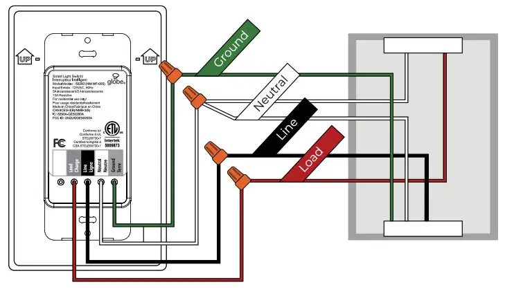 globe GE50200A Smart WIFI Switch - INSTRUCTIONS