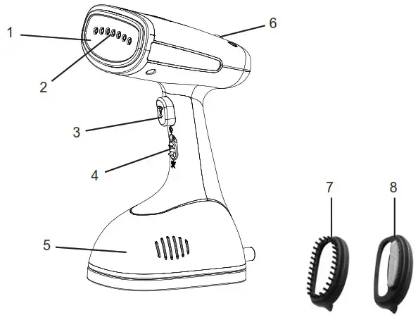 Sunbeam SGS0900 Power Shot Handheld Garment Steamer - Sunbeam Power Shot Handheld Garment Steamer