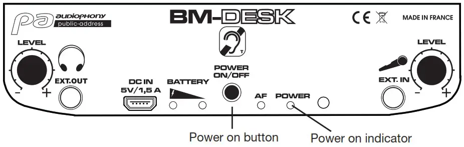 auDiopHony BM DESK Portable Stand Alone Loop Amplifier - Adjusting the portable magnetic loop 2