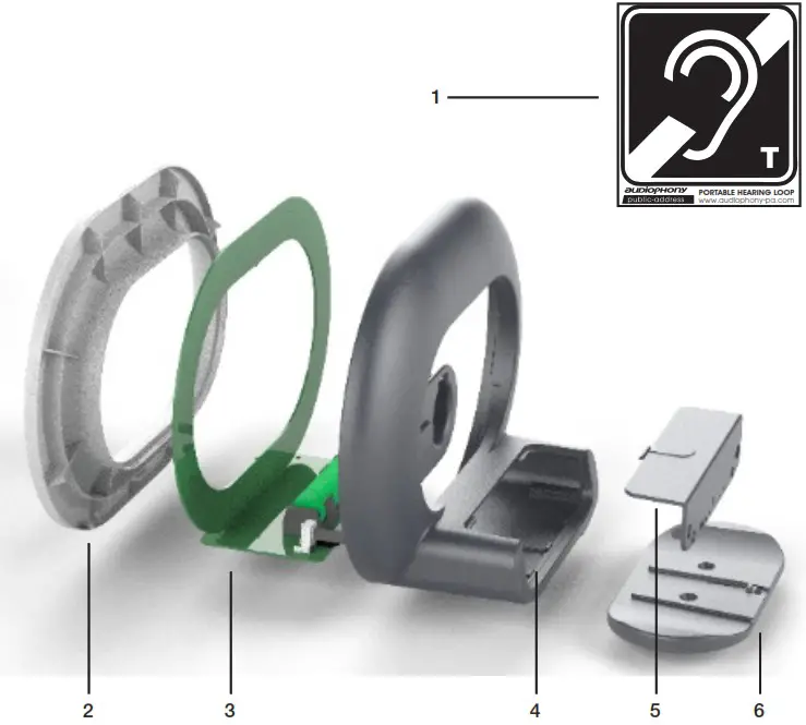 auDiopHony BM DESK Portable Stand Alone Loop Amplifier - Components 2
