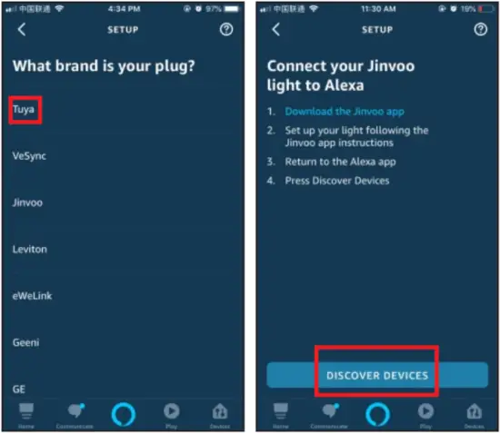 Setting Alexa App