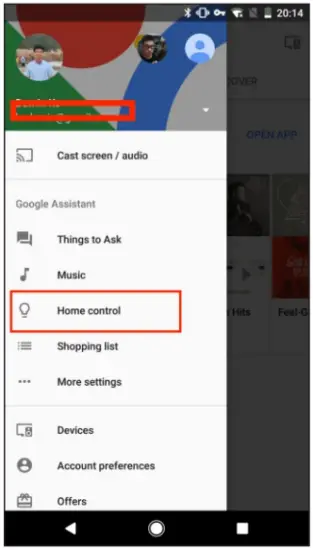 Using Google Home to control smart devices