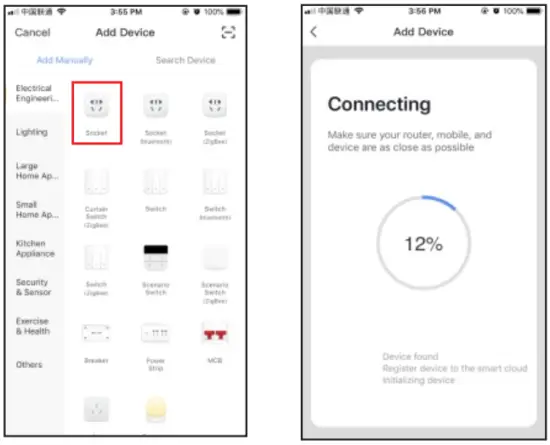 Adding a New Device in Quick Connection