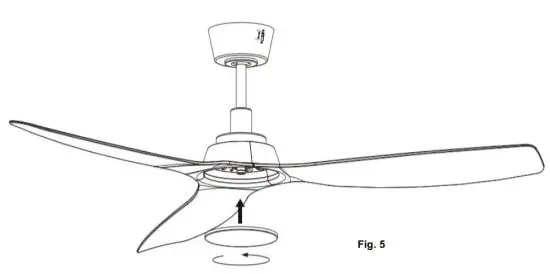 FIG 6 INSTALLATION OF BOTTOM COVER