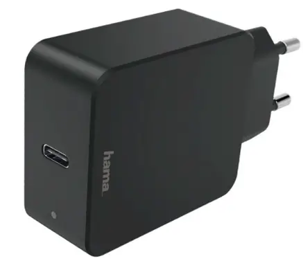 hama 00201618 12 Watt USB-C Charger Instruction Product