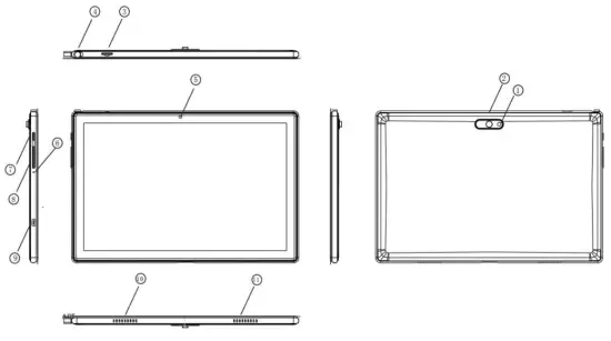 JREN JR J10 Android Tablet 10 Inch