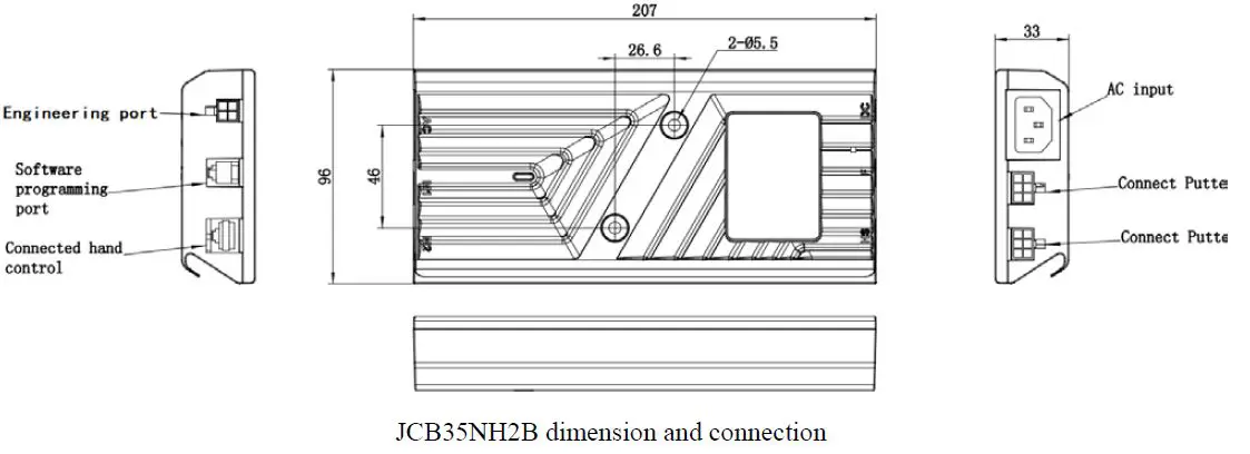Zhejiang Jiecang Linear Motion Technology JCB35NH2B Control Box 1