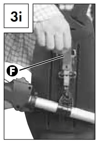 Putting on the carrying harness 