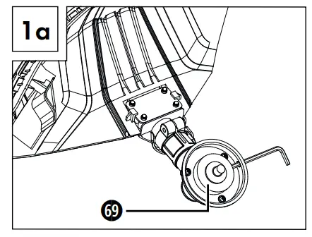 Installing/replacing the cutting blade