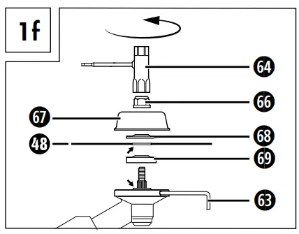 Installing/replacing the cutting blade