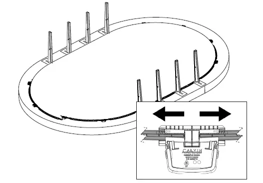 CARVIN Oval Gold Series 52-Inch Swimming Pool 24