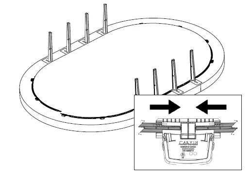CARVIN Oval Gold Series 52-Inch Swimming Pool 25
