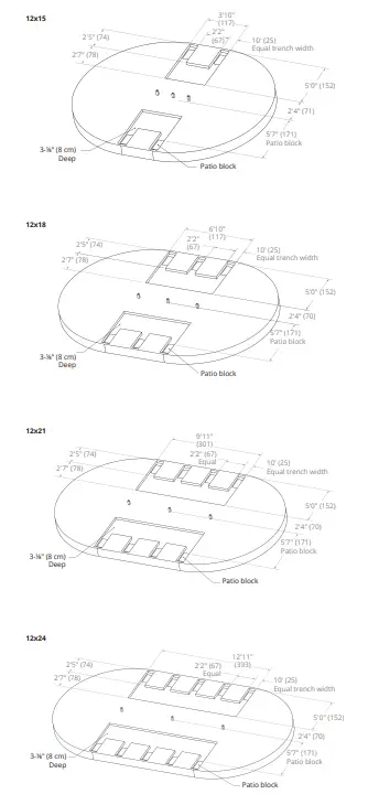 CARVIN Oval Gold Series 52-Inch Swimming Pool 8