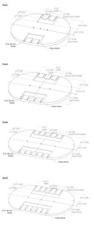 CARVIN Oval Gold Series 52-Inch Swimming Pool 9