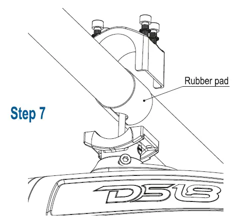 rubber pad around the pip