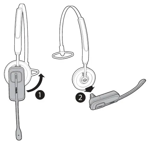 vtech Dect 6.0 Cordless Telephone Position the headset 10
