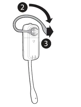 vtech Dect 6.0 Cordless Telephone Position the headset 2