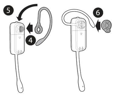 vtech Dect 6.0 Cordless Telephone Position the headset 3