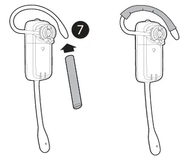 vtech Dect 6.0 Cordless Telephone Position the headset 5