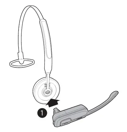 vtech Dect 6.0 Cordless Telephone Position the headset 7