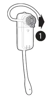 vtech Dect 6.0 Cordless Telephone Position the headset